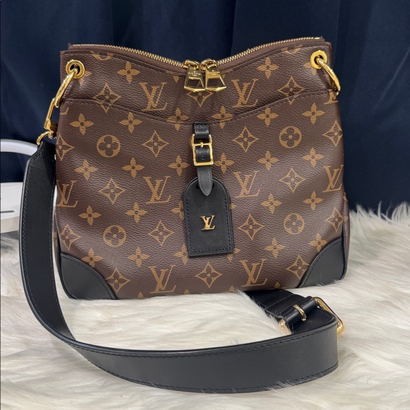 🤎LOUIS VUITTON Monogram Odeon PM Black - Picture 11 of 16